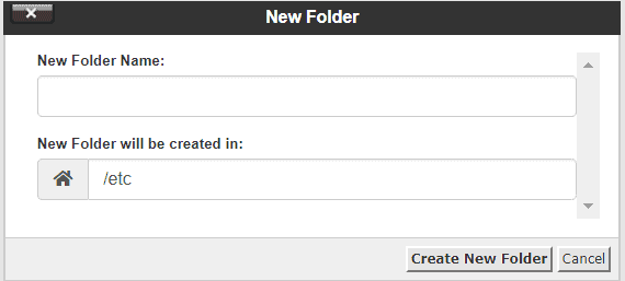 Create New Folder