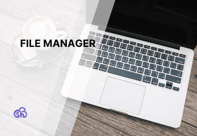 How to use the file manager