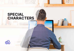 How to insert special characters with the keyboard