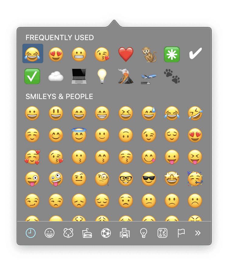 Special Characters Emoji Mac