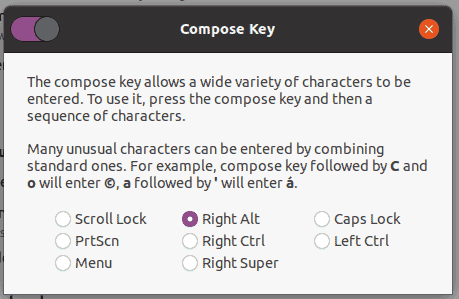 Special Characters Linux Compose Key