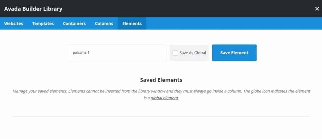 How To Save Element Library In Avada