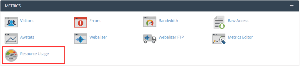 508 Error Resource Usage Cpanel