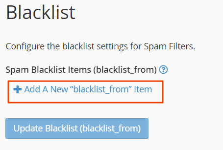 Add A New Blacklist From Item