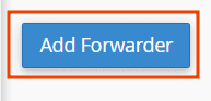 Add Forwarder Button