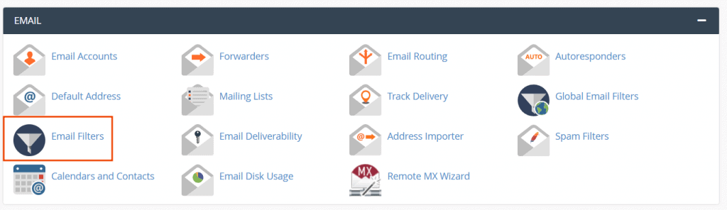 Cpanel Email Filters