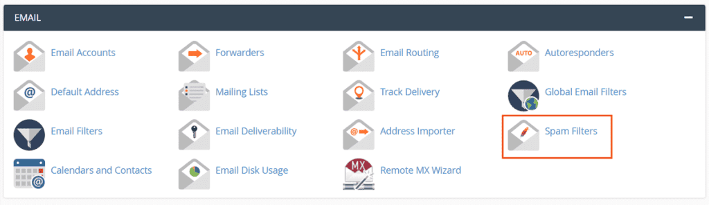 Cpanel Email Spam Filters