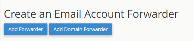 Create An Email Account Forwarder