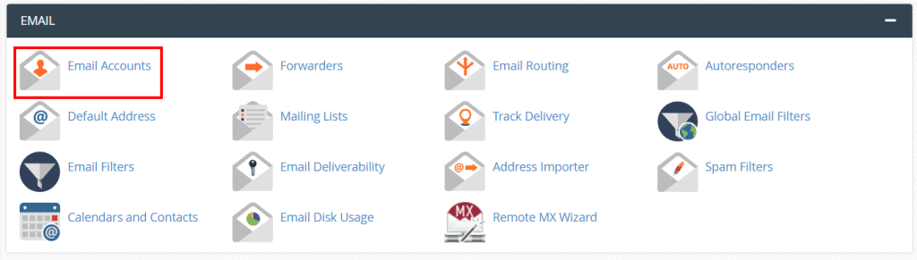 Email Accounts Cpanel