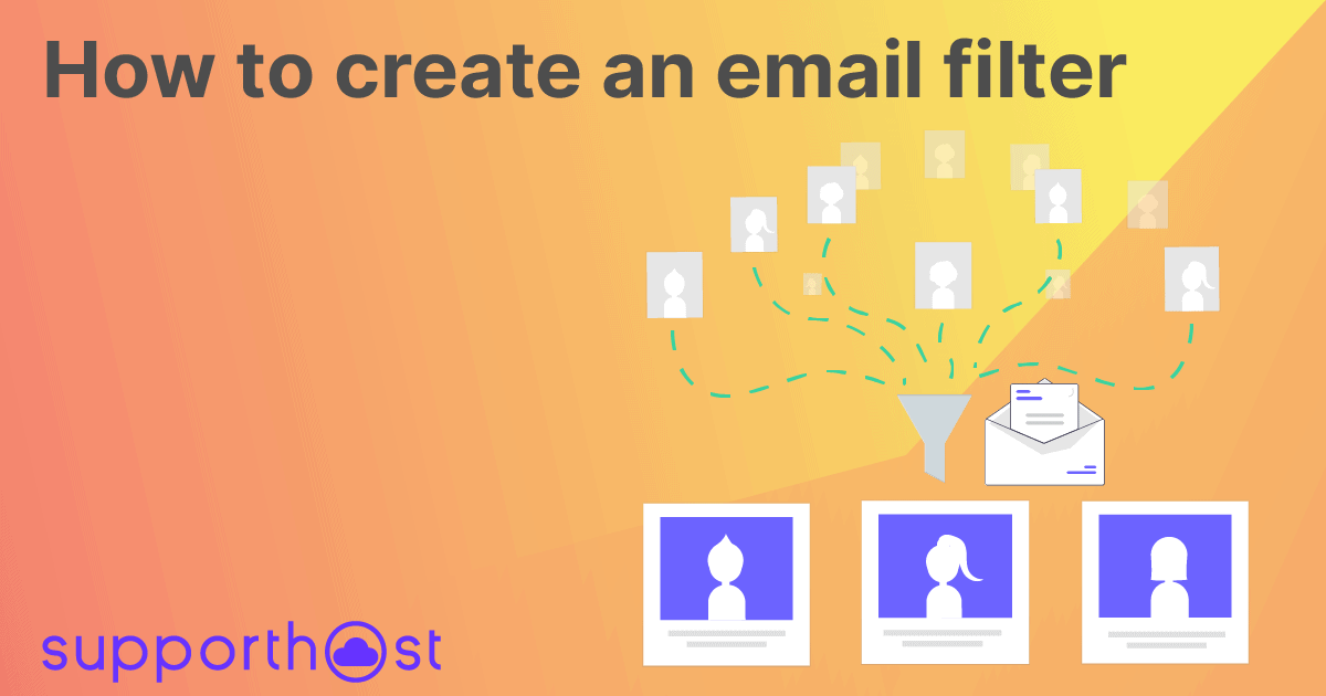 How to create an email filter