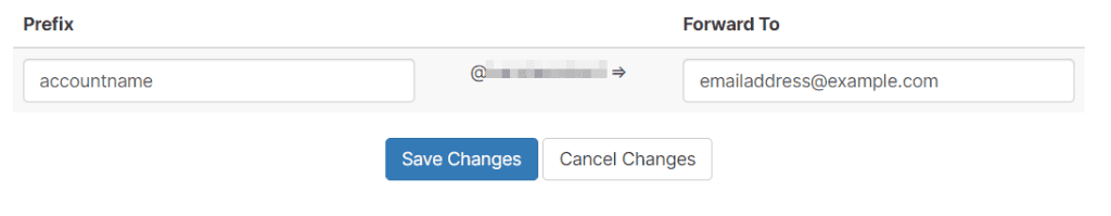 Forward Email Configuration