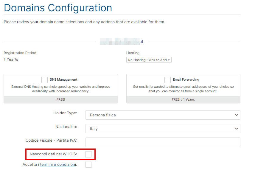 It Domain Configuration Whois