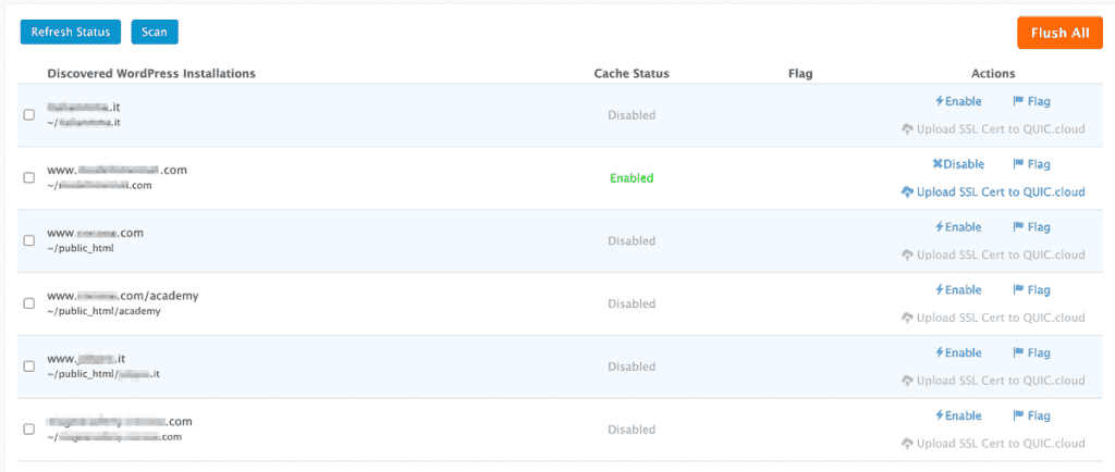 Litespeed Cache Cpanel Enable Cache