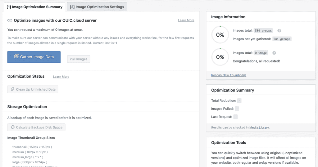 Litespeed Images Optimization