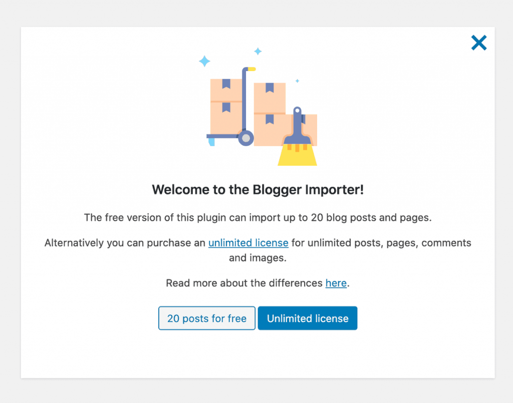 Migrate Blogger To WordPress Blog Importer