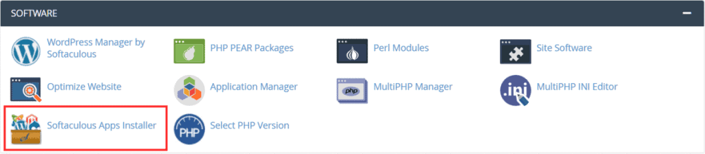 Softaculous App Installer On Cpanel