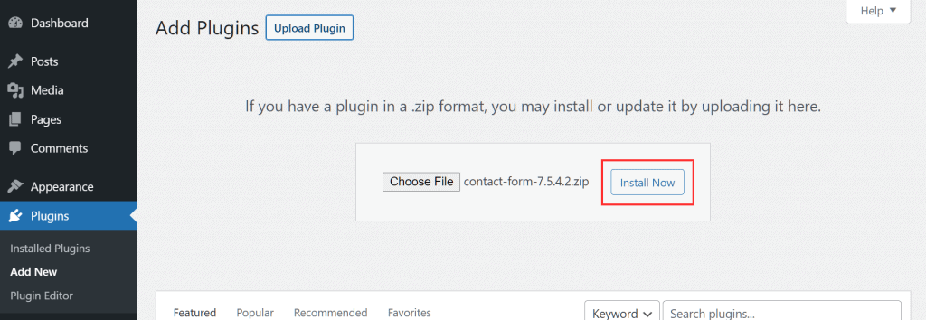 Wordpress Plugins Install Zip Plugin