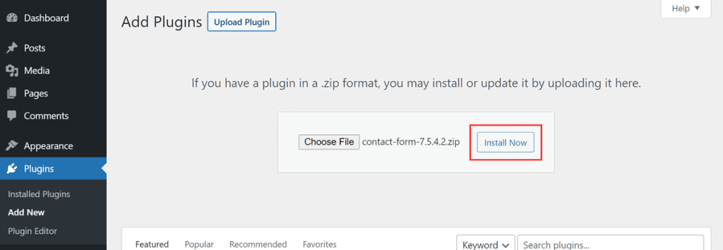 Wordpress Plugins Install Zip Plugin