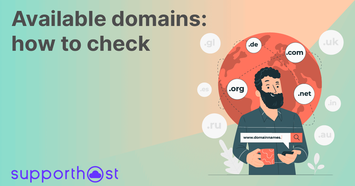Available domains: how to check