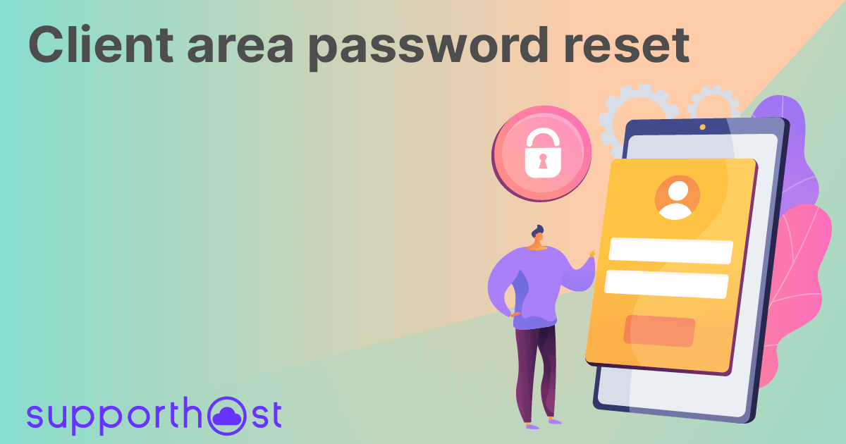 Client area password reset