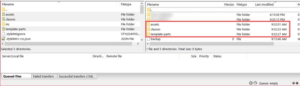 Filezilla Transfer Completed On Server