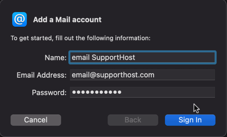 Mac Add A Mail Account