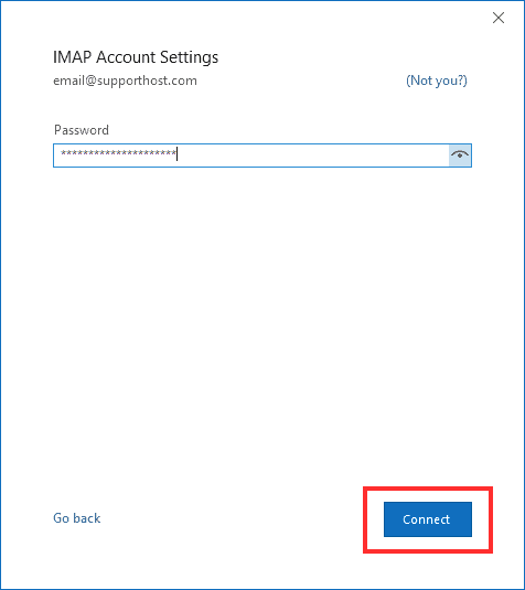 Outlook Client Email Connect
