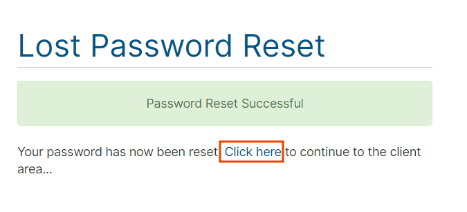 Reset Password Click Here