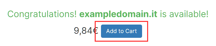 Add Available Domains To Cart