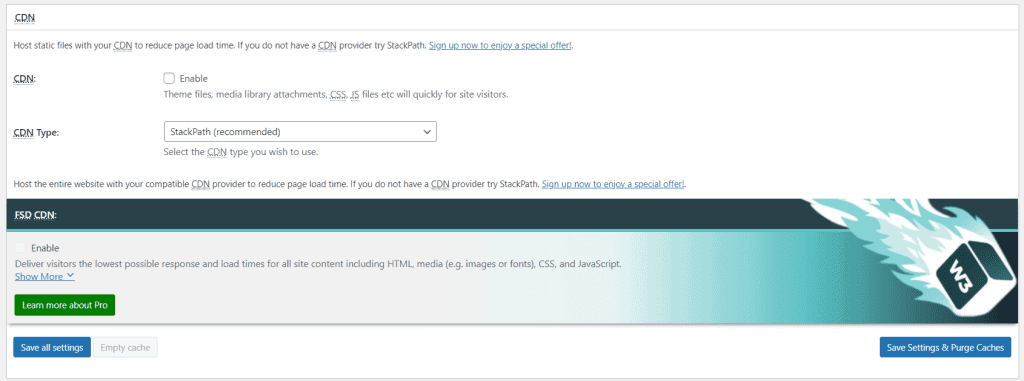 Cdn W3 Total Cache