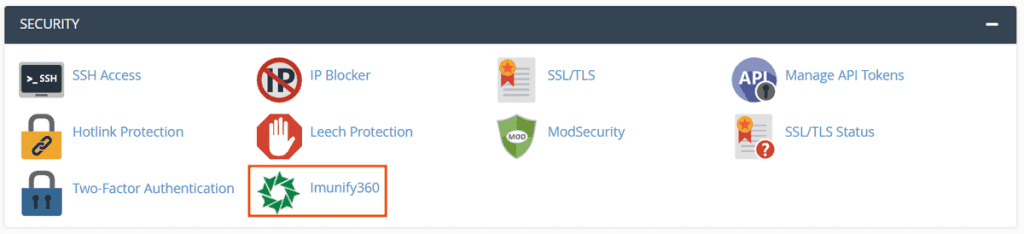 Cpanel Security Imunify 360