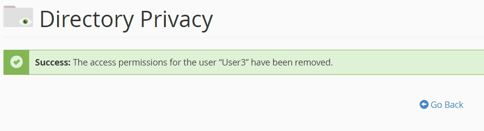 Directory Privacy User Removed