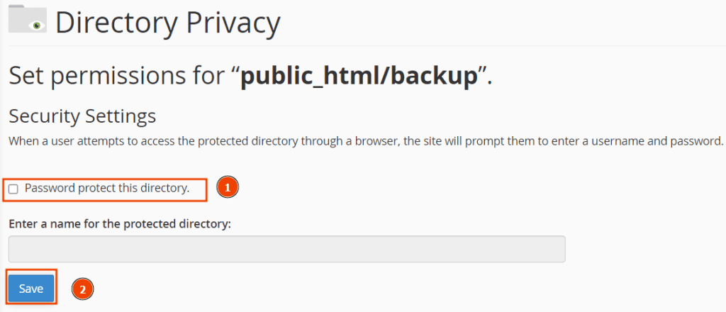 Disable Directory Privacy Steps