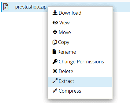 How To Install Prestashop Extract Files