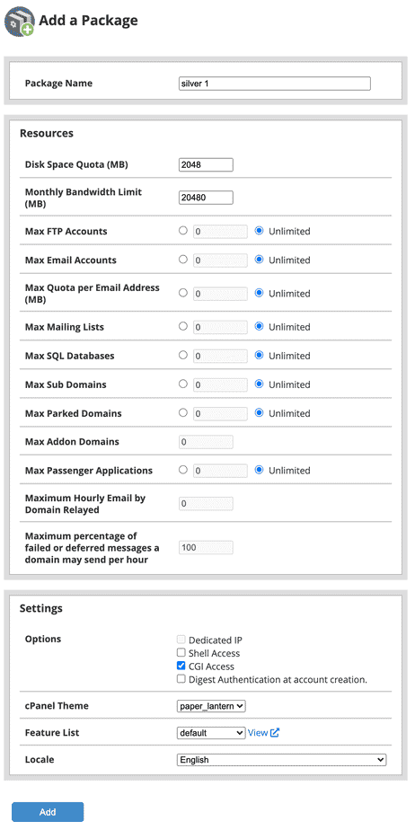 How To Start A Web Hosting Business Hosting Reseller Add Package