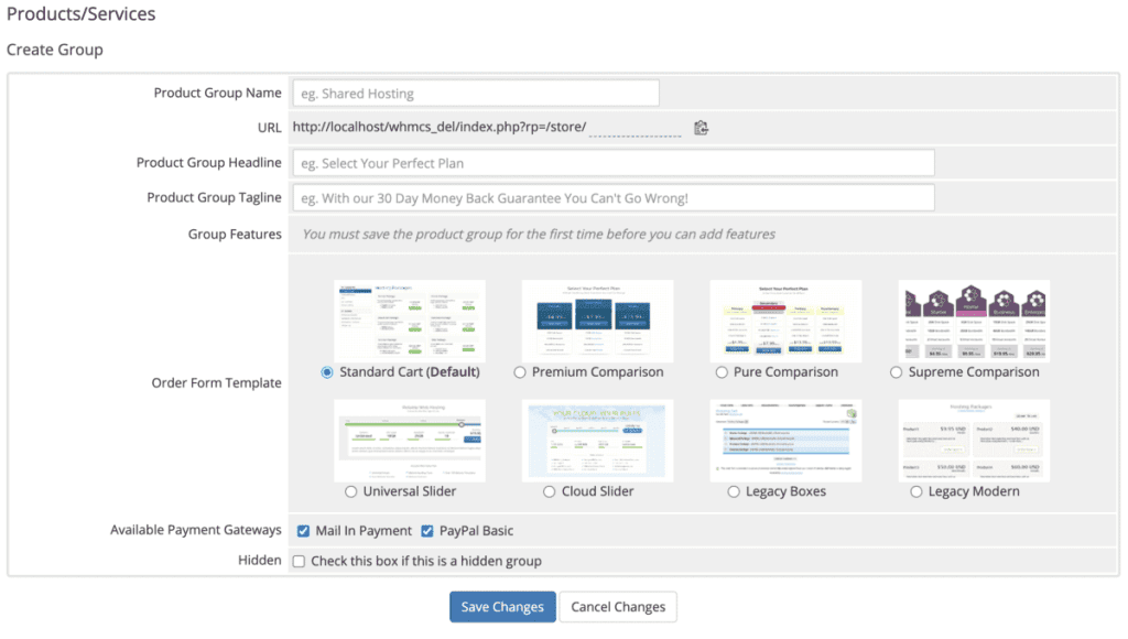 How To Start A Web Hosting Business Whmcs Create Group