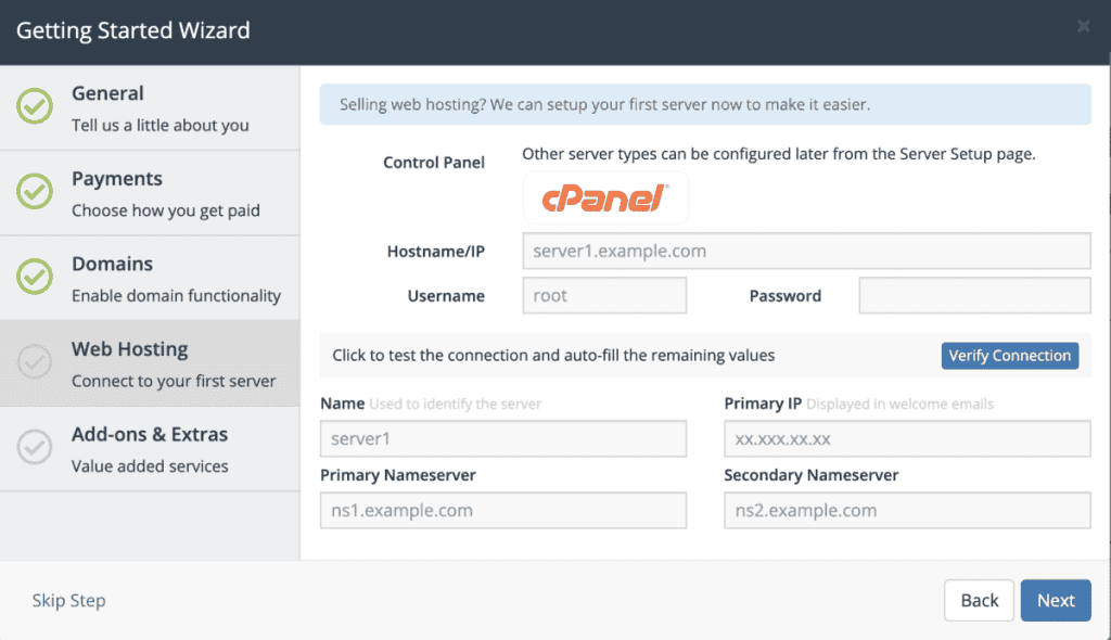 How To Start A Web Hosting Business Whmcs Server Settings