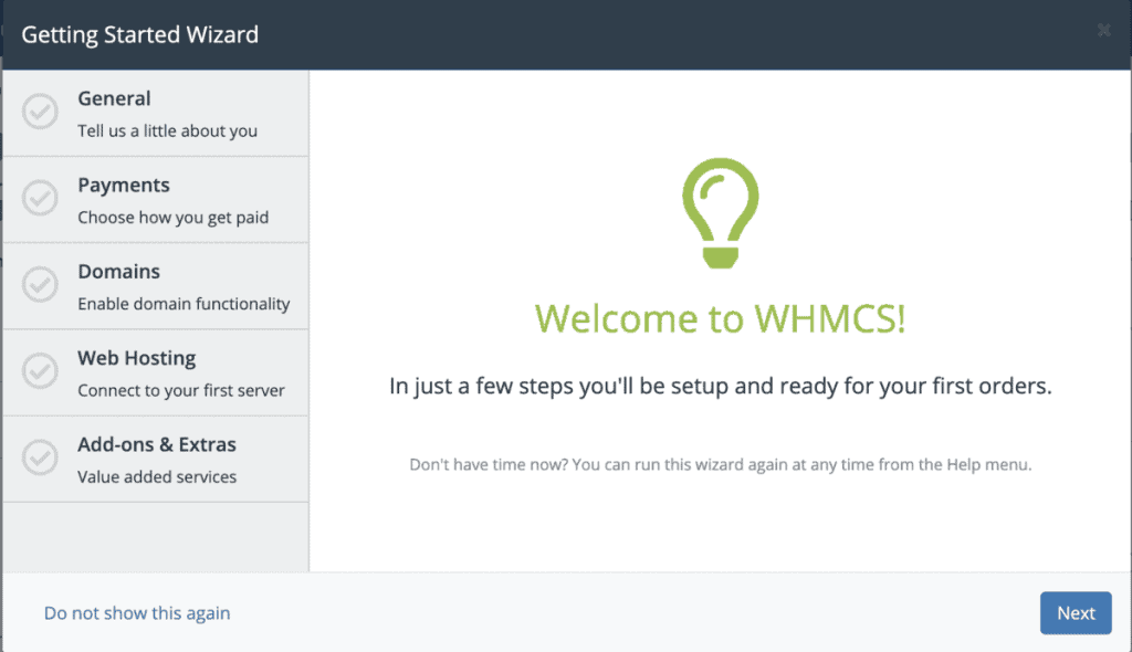 How To Start A Web Hosting Business Whmcs Started Wizard