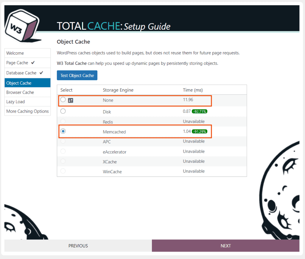 Object Cache W3 Total Cache