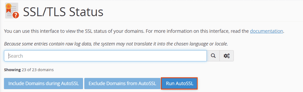 Run Autossl