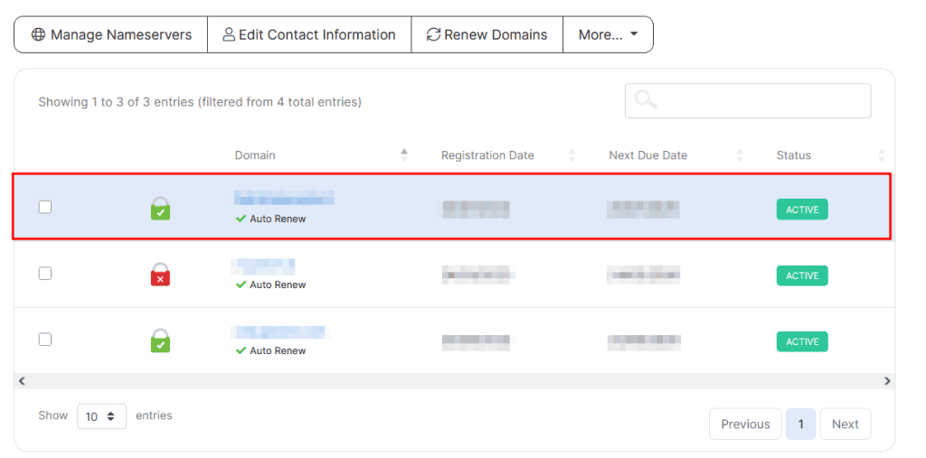 Verify Email Domain Management Select Domain