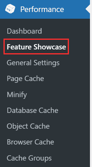 W3 Total Cache Feature Showcase