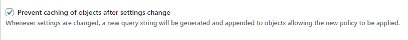 W3 Total Cache Prevent Caching Of Objects