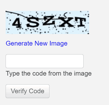 Captcha With Characters