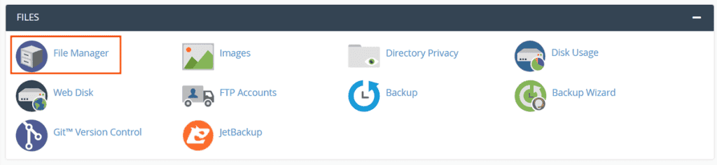 Cpanel File Manager