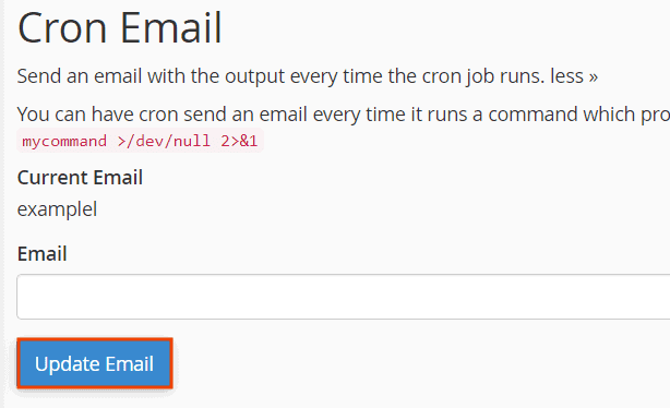 Cron Email Remove Email