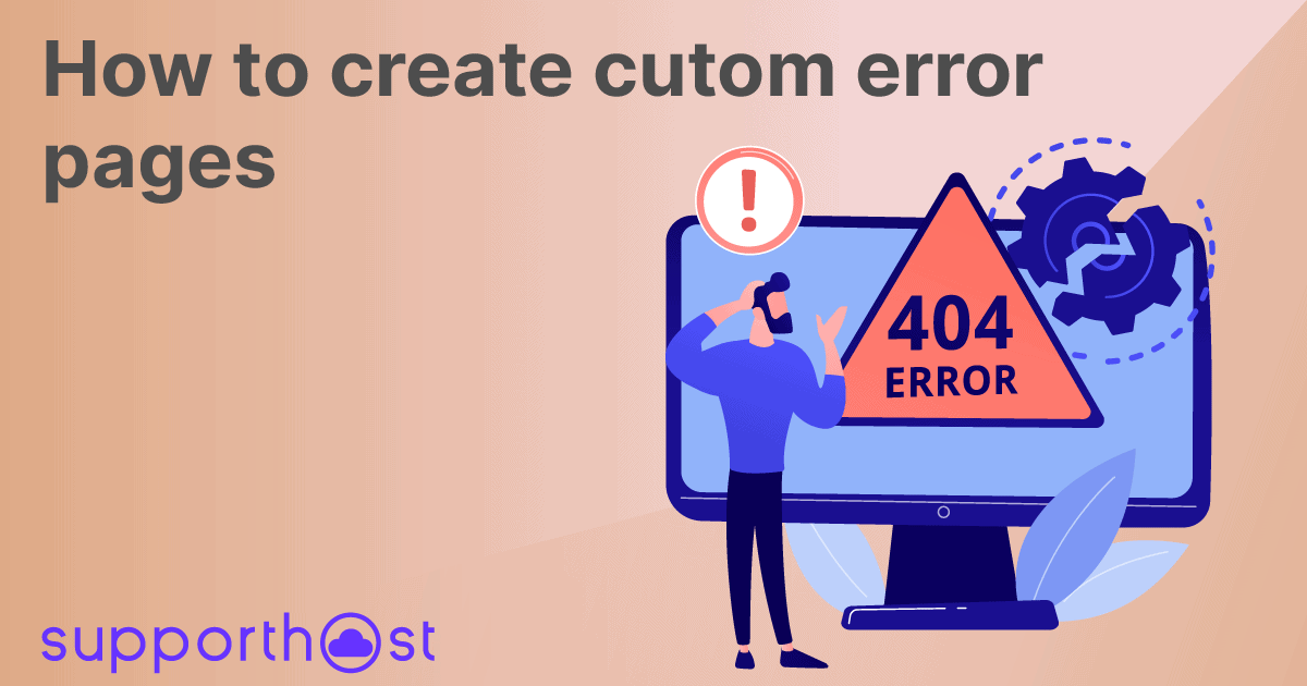 How to create custom error pages