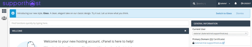 Customize Cpanel Logo