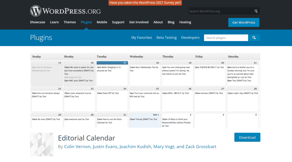 Editorial Calendar WordPress Plugin For Content Plan