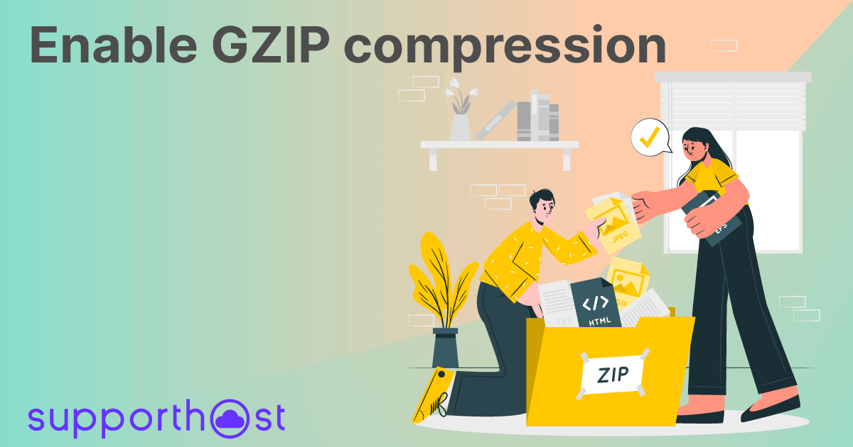 Enable gzip compression